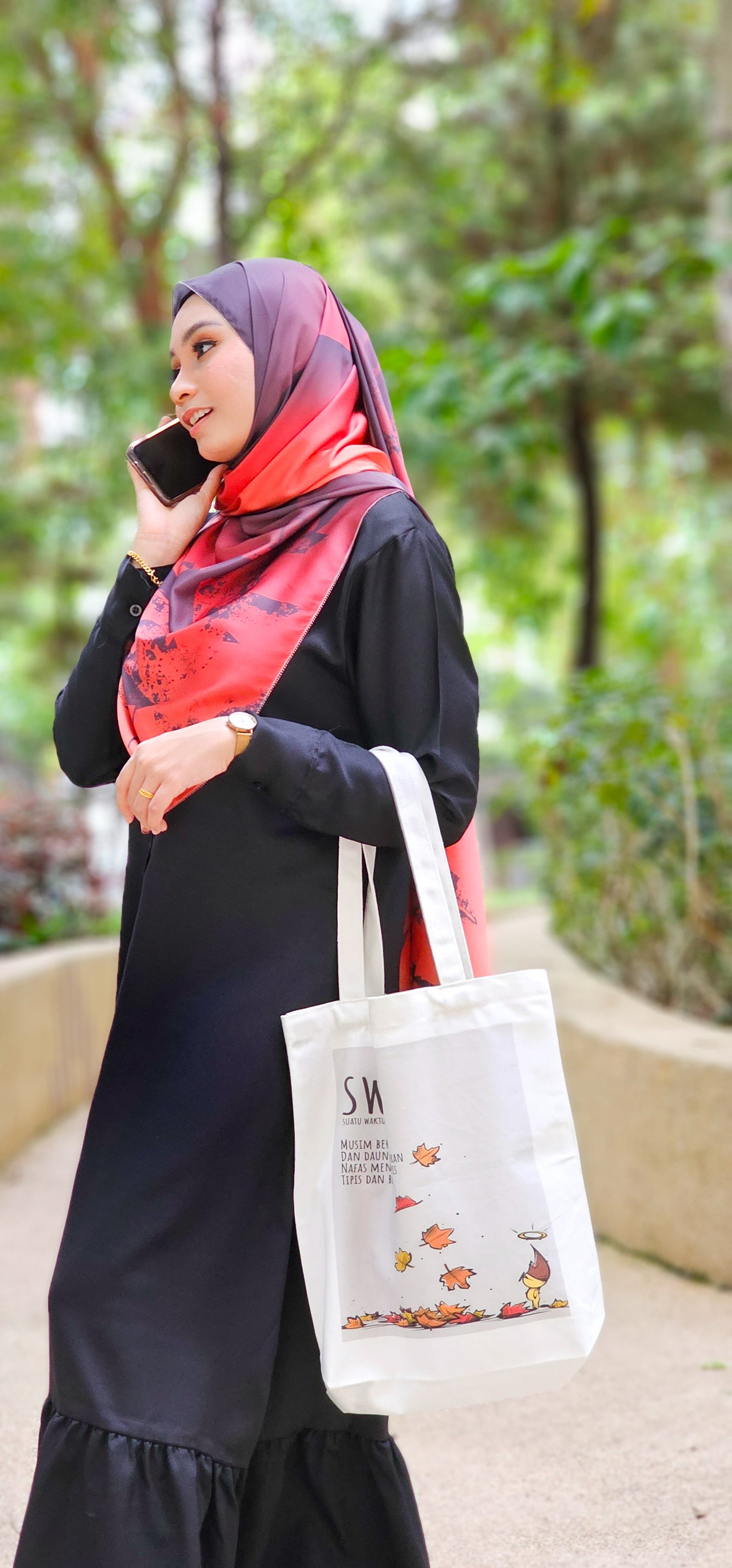 SWD Shawls Nature Collection (Misty Red)