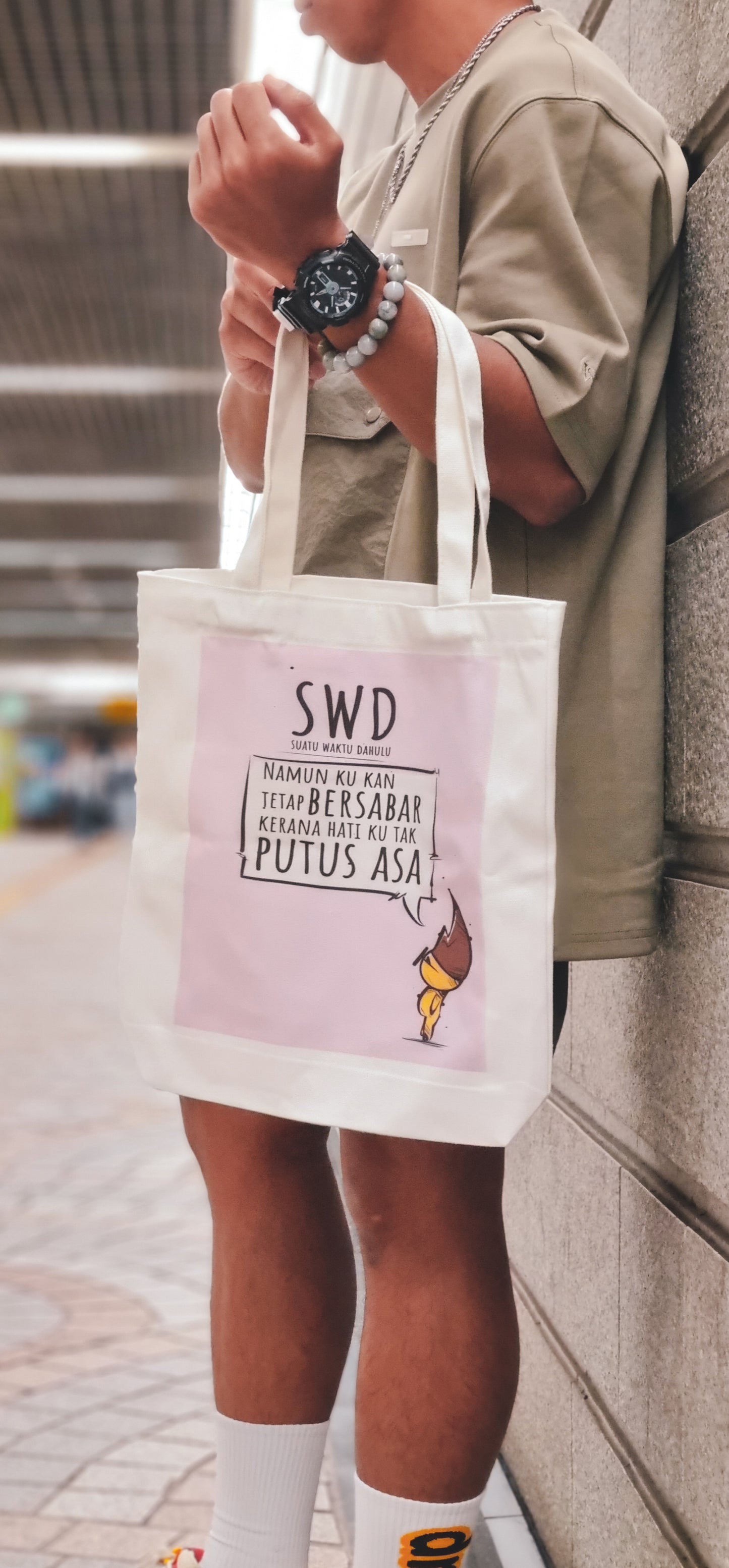SWD Tote Bags Made in Korea Collection (Pink)